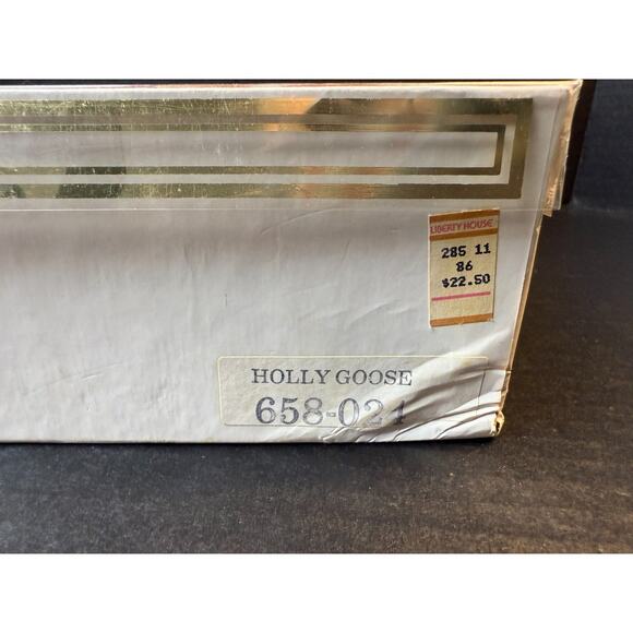 Culver Holly Goose Glasses Holiday Old Fashion Christmas Eggnog (4/14oz) w/Box - Picture 13 of 15